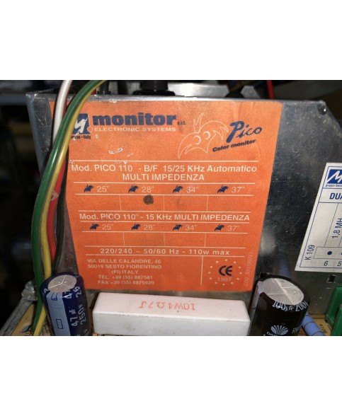 Chassis hantarex pico dual frequency 15/25 khz multi-impedance from 25 to 38 inc