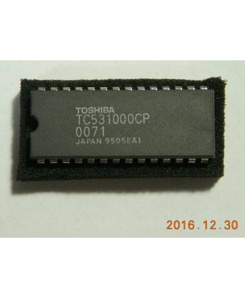 1 PCS TC531000CP MEMORY 128K X 8 MASK PROM, 120 ns, 28 Pin Plastic DIP